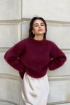 Women's Cozy Elegant Mohair Sweater