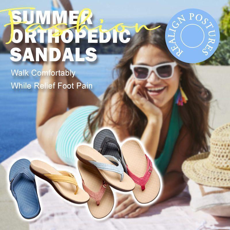 Monna | Women’s Orthopedic Flip Flops with Arch Support