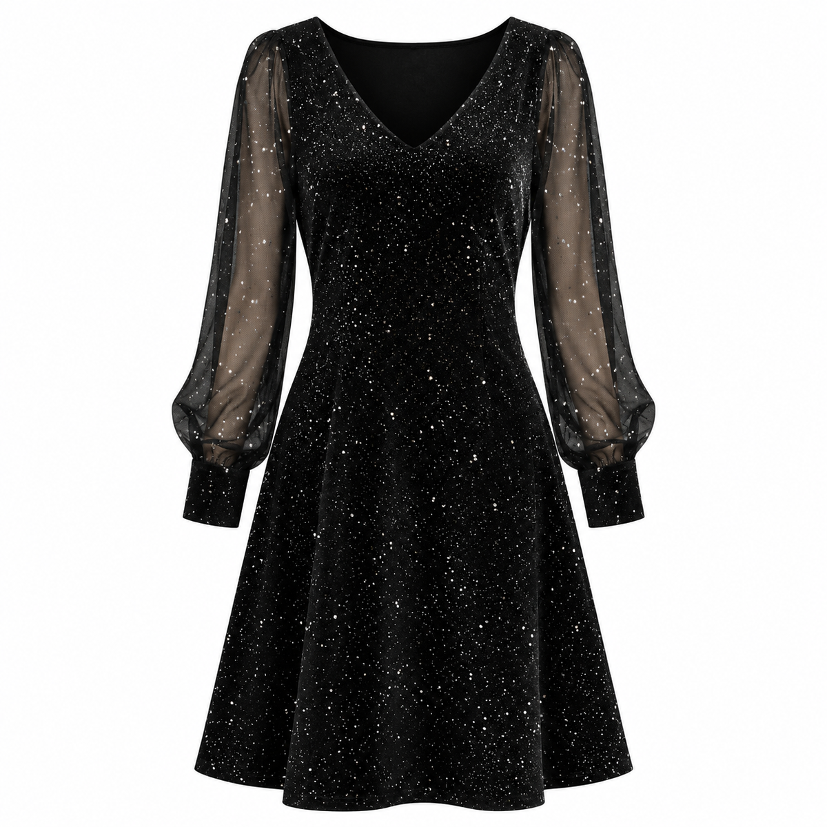Tara Middleton | Cocktail Dress With Sheer Sleeves For Women