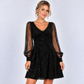 Tara Middleton | Cocktail Dress With Sheer Sleeves For Women