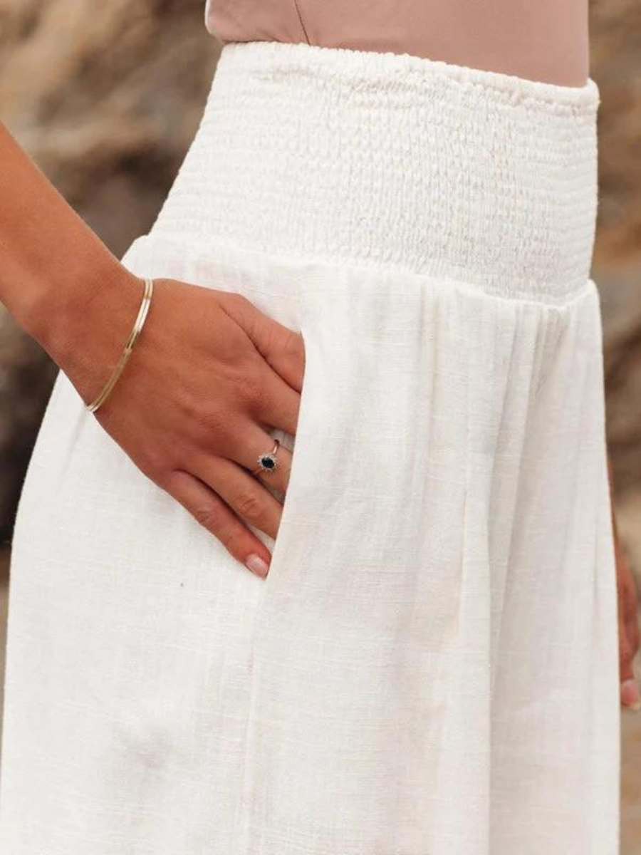 Susan | Women’s Flowing Beach Pants with Wide Legs