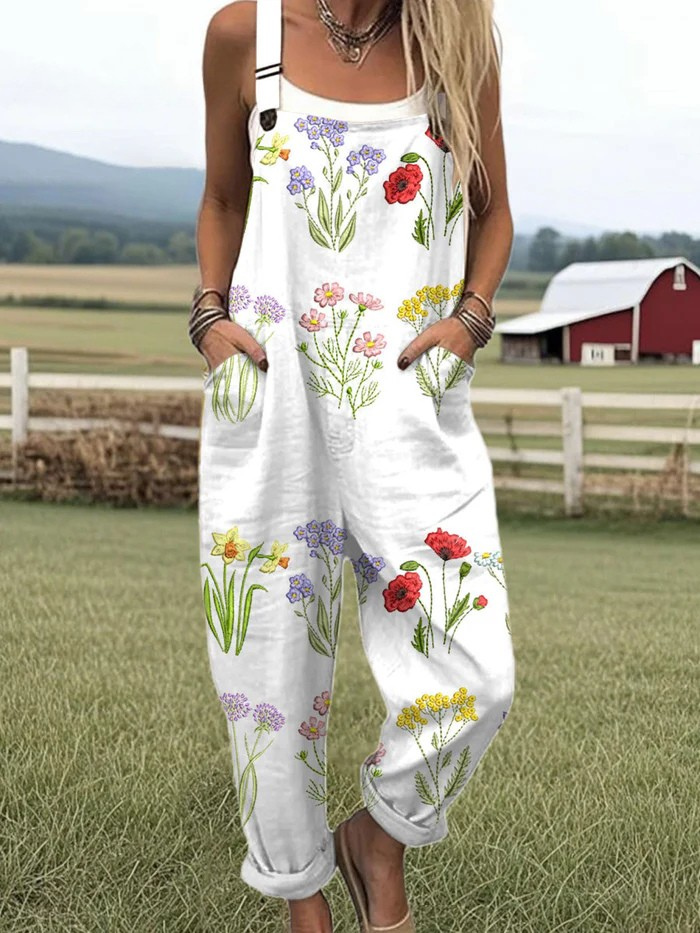 Willow | Women’s Flowy Jumpsuit with Adjustable Waist