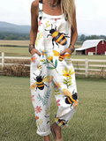 Benny | Women’s Bee Blossom Jumpsuit with Floral Radiance