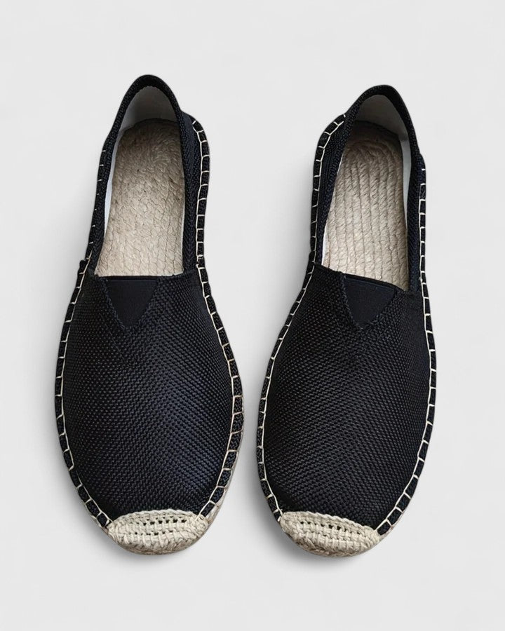 Cali | Women’s Slip-On Espadrille Flats with Linen Upper