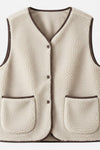 Ethan Bellucci | Plush Fleece Utility Vest For Men