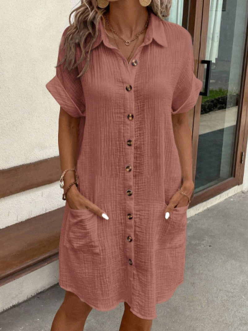 Hailey | Women’s Shirt Dress with Button Front