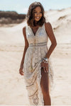 Emerson | Vintage Tassel Drawstring Boho Dress