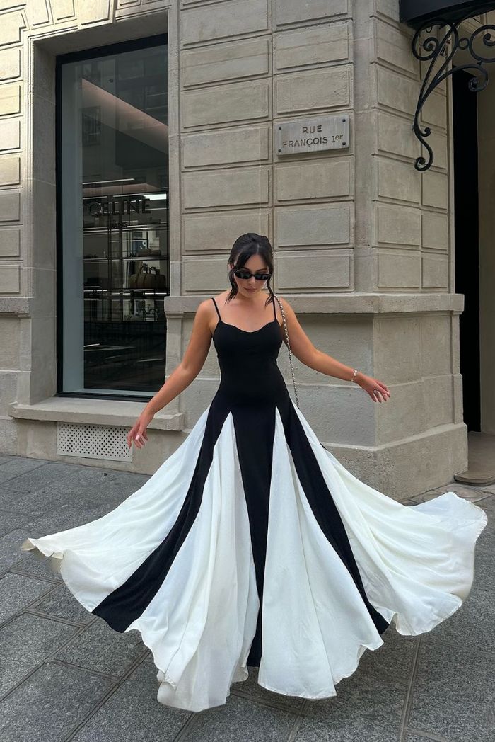 Eliana | Women’s Paneled Maxi Dress with Sculpting