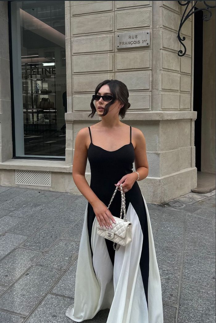 Eliana | Women’s Paneled Maxi Dress with Sculpting