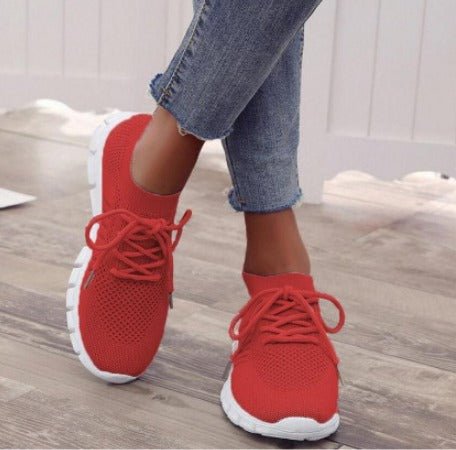 Nova | Women's Lightweight Knit Sneakers with Lace-Up