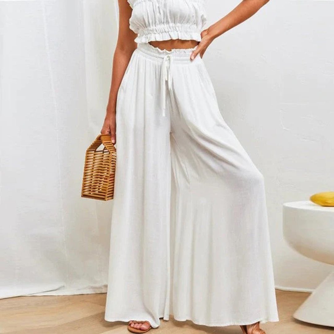 Willa | Women’s Wide Palazzo Pants with High Waist