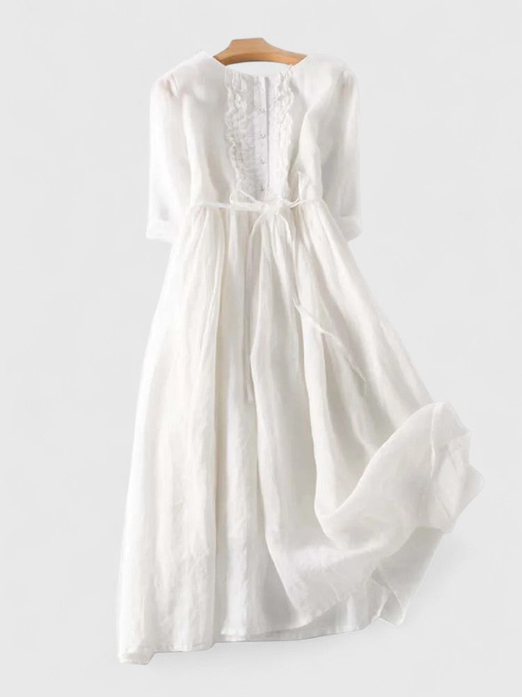 Karynthe | Women’s Elegant Dress with Belted Waist