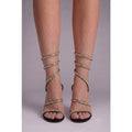 Zoe Gallagher | Strappy Square Toe Heeled Sandals For Women