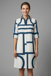 Holly Murphy | Geometric Print Shirt Dress For Women