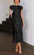 Women’s Slip Formal Cocktail Midi Dress