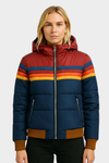 Luca Moretti | Retro Hooded Puffer Jacket For Women