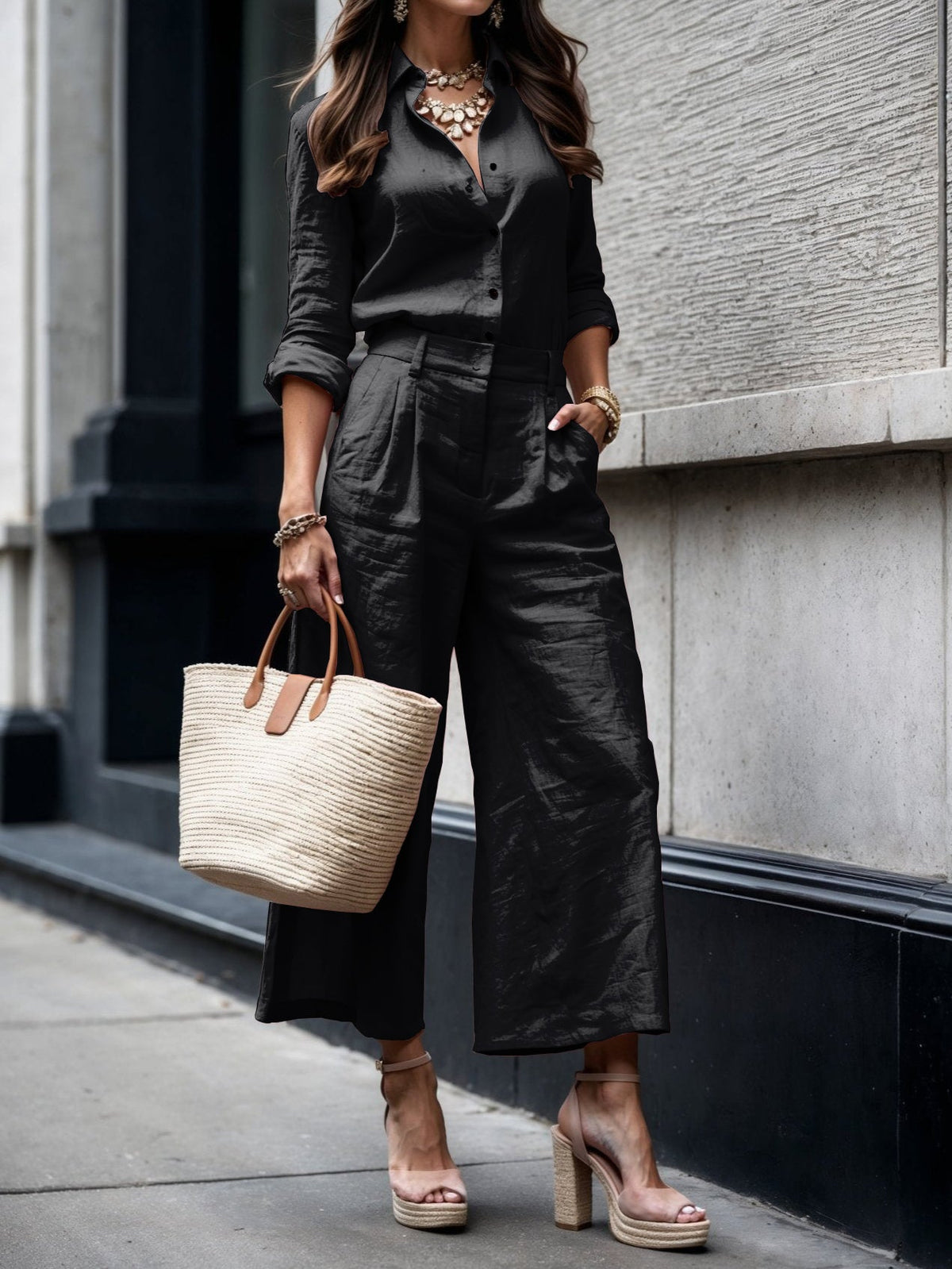 Kayla | Women’s Capri Pants Set with Relaxed Fit