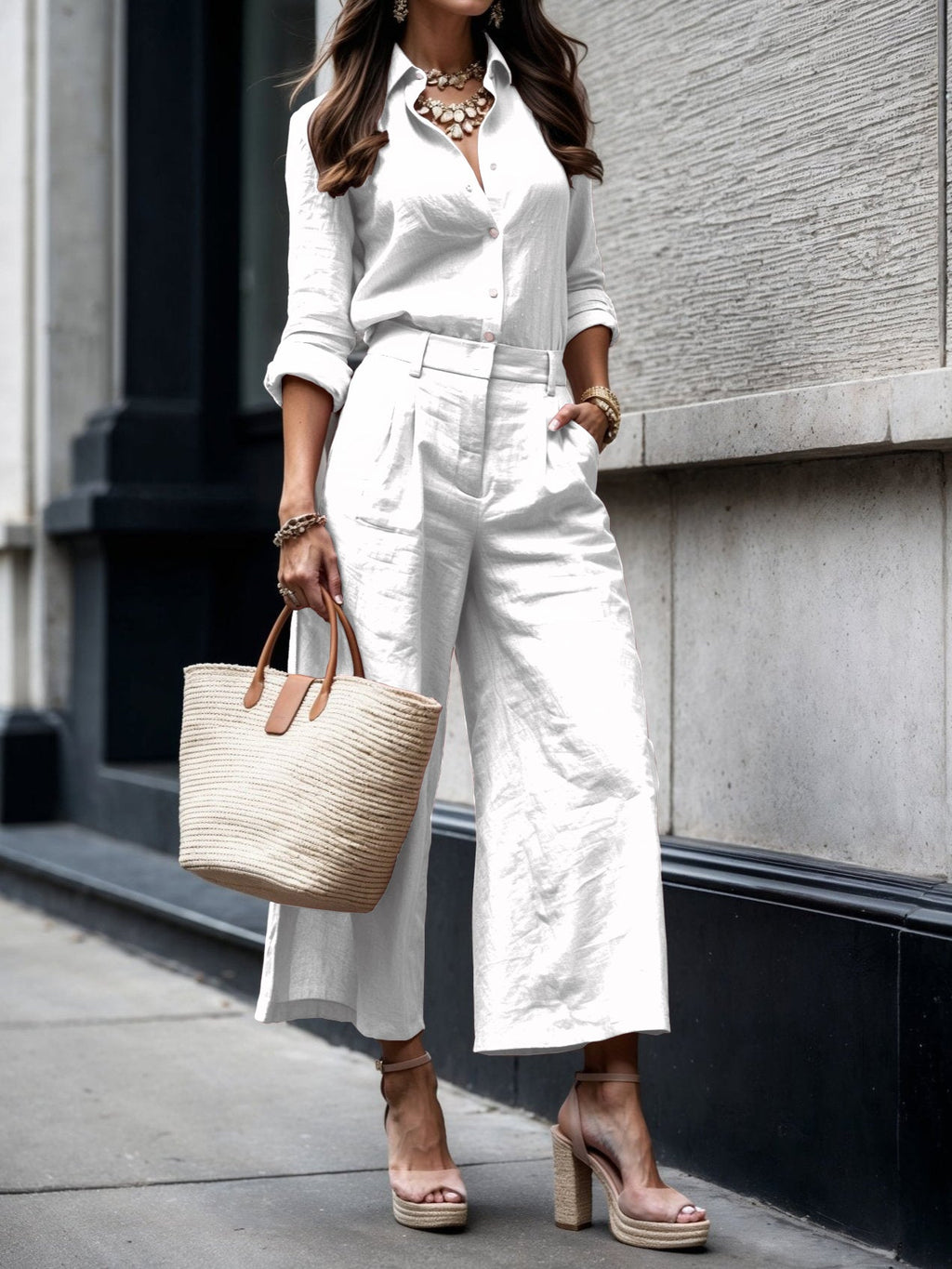 Kayla | Women’s Capri Pants Set with Relaxed Fit