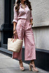 Kayla™ | Capri Pants and Loose Shirt Set