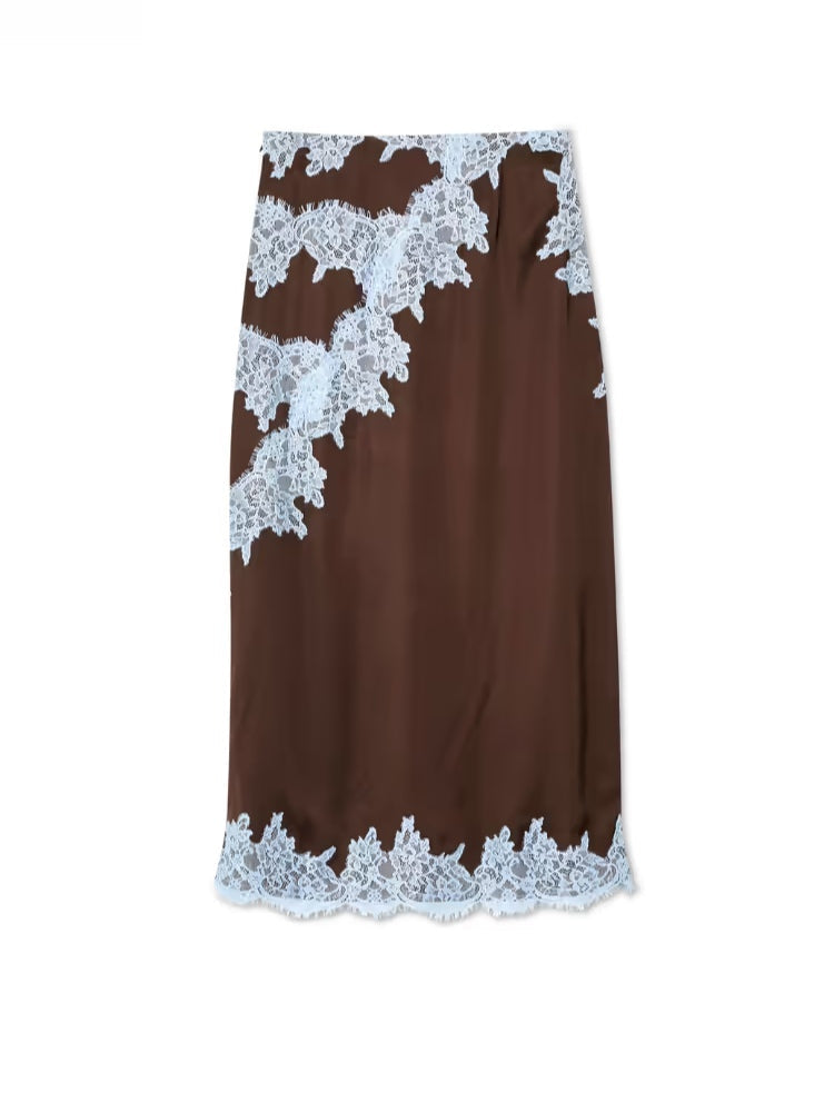 Mabel | Women’s Lace Panel Top with Lace Detailing