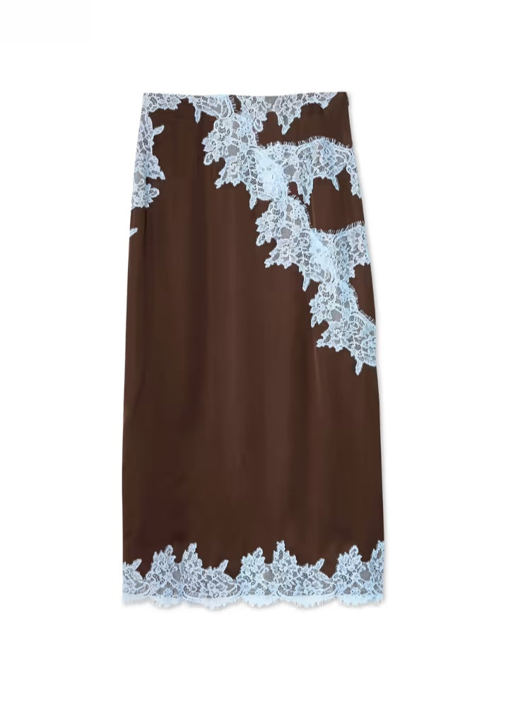 Mabel | Women’s Lace Panel Top with Lace Detailing