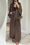 Maribel™ | Jacket + Drawstring Pants Casual Two-piece Suit