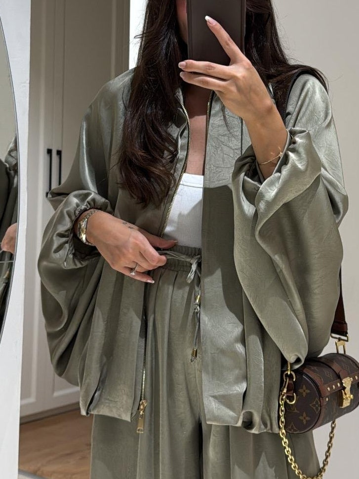 Freya | Women’s Two Piece Set with Belted Jacket