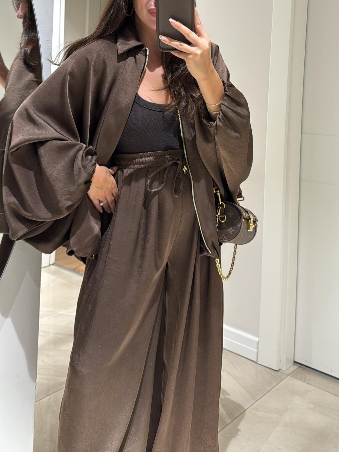 Freya | Women’s Two Piece Set with Belted Jacket