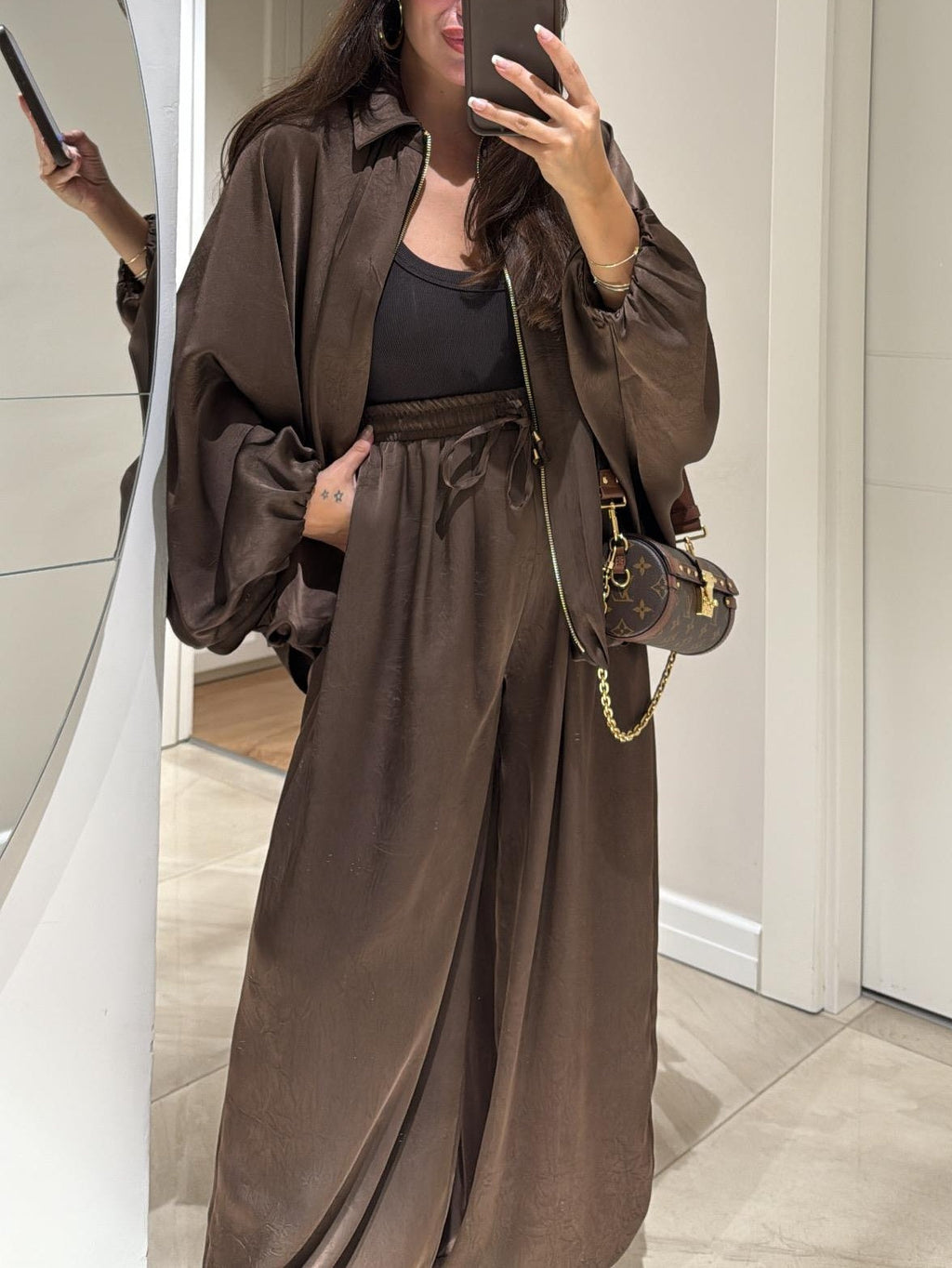 Freya | Women’s Two Piece Set with Belted Jacket