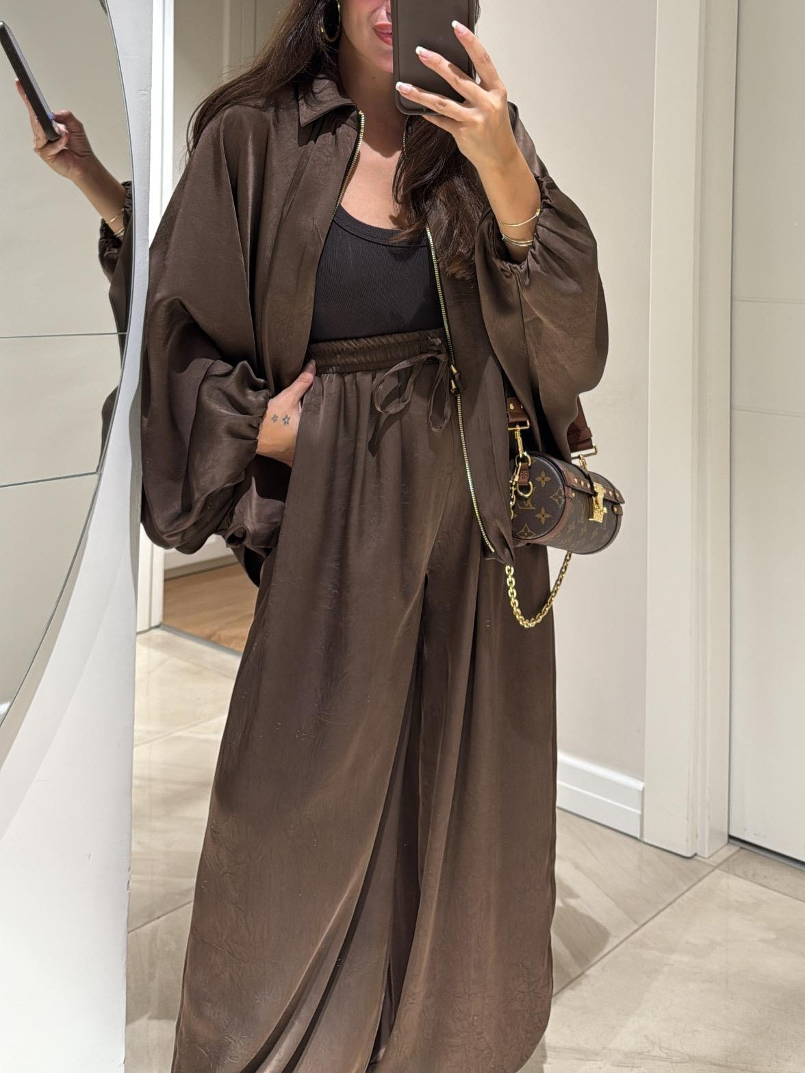 Freya | Women’s Two Piece Set with Belted Jacket