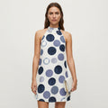 Zoe Ryan | Polka Dot Halter Midi Dress For Women