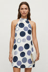 Zoe Ryan | Polka Dot Halter Midi Dress For Women