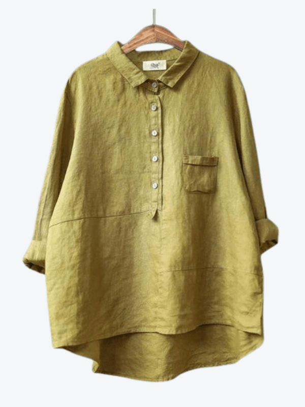 Tove | Women’s Timeless Blouse with Flattering Draped Fit