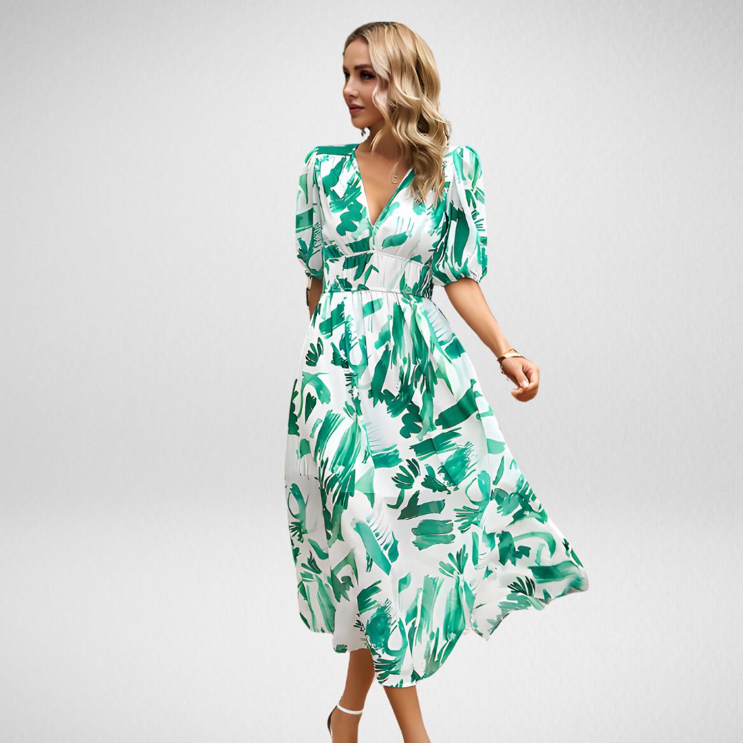 Dhalia | Women’s Dhalia Dress with V-Neck