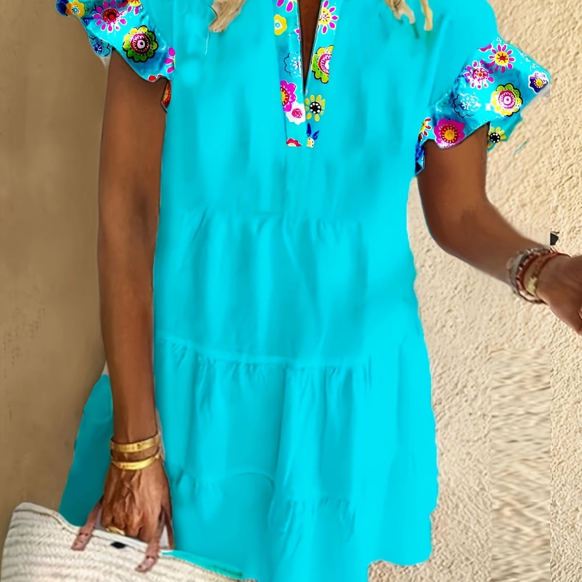 Anne | Women’s Lightweight Flare Dress with Cinched Waist