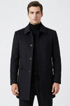 Oliver Beaumont | Classic Wool Overcoat For Men
