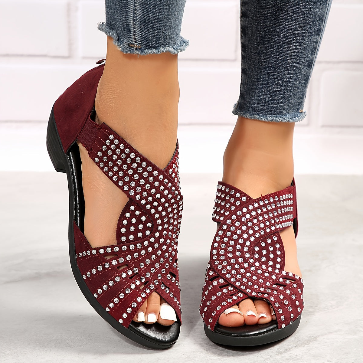 Zayla | Women’s Sparkle Sandals with Subtle Sparkle Detailing
