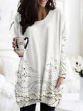 Alinta | Women’s Printed Cosy Sweater with Relaxed Fit