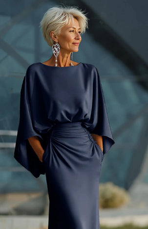 Elise Robertson | Batwing Sleeve Maxi Dress For Women