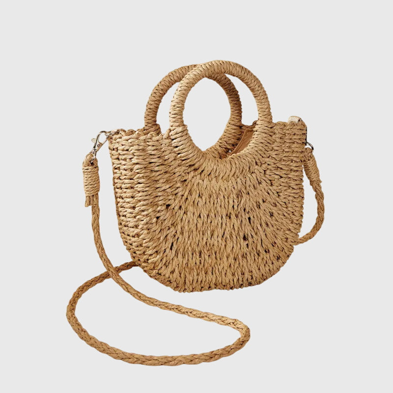 Amaya | Women’s Natural Handbag with Crossbody Strap