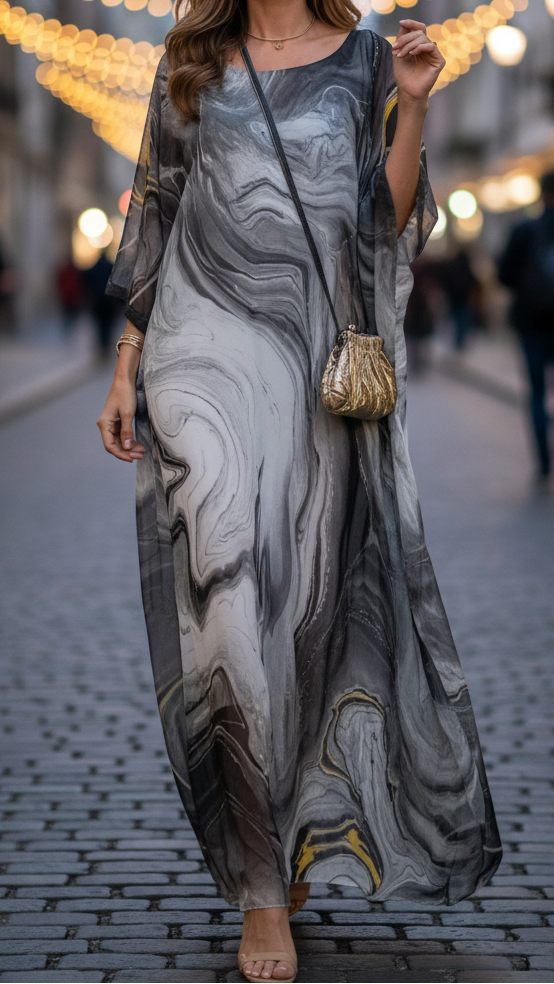 Aurelia | Women’s Maxi Dress with Kaftan Draping