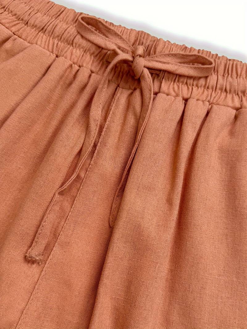 Cherry | Women’s Relaxed Drawstring Pants with Adjustable Waist