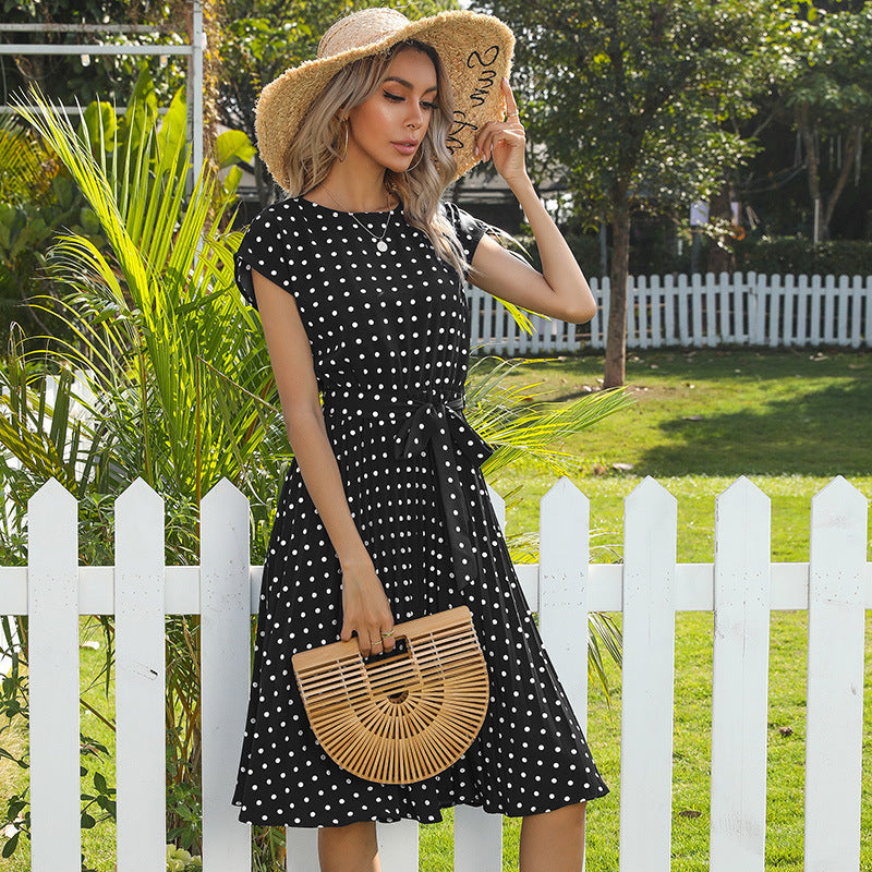 Charlotte Evans | Elegant Polka Dot Summer Dress For Women