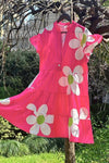 Aliza | Women’s Blooming Midi Dress with Curve-Cinching Fit