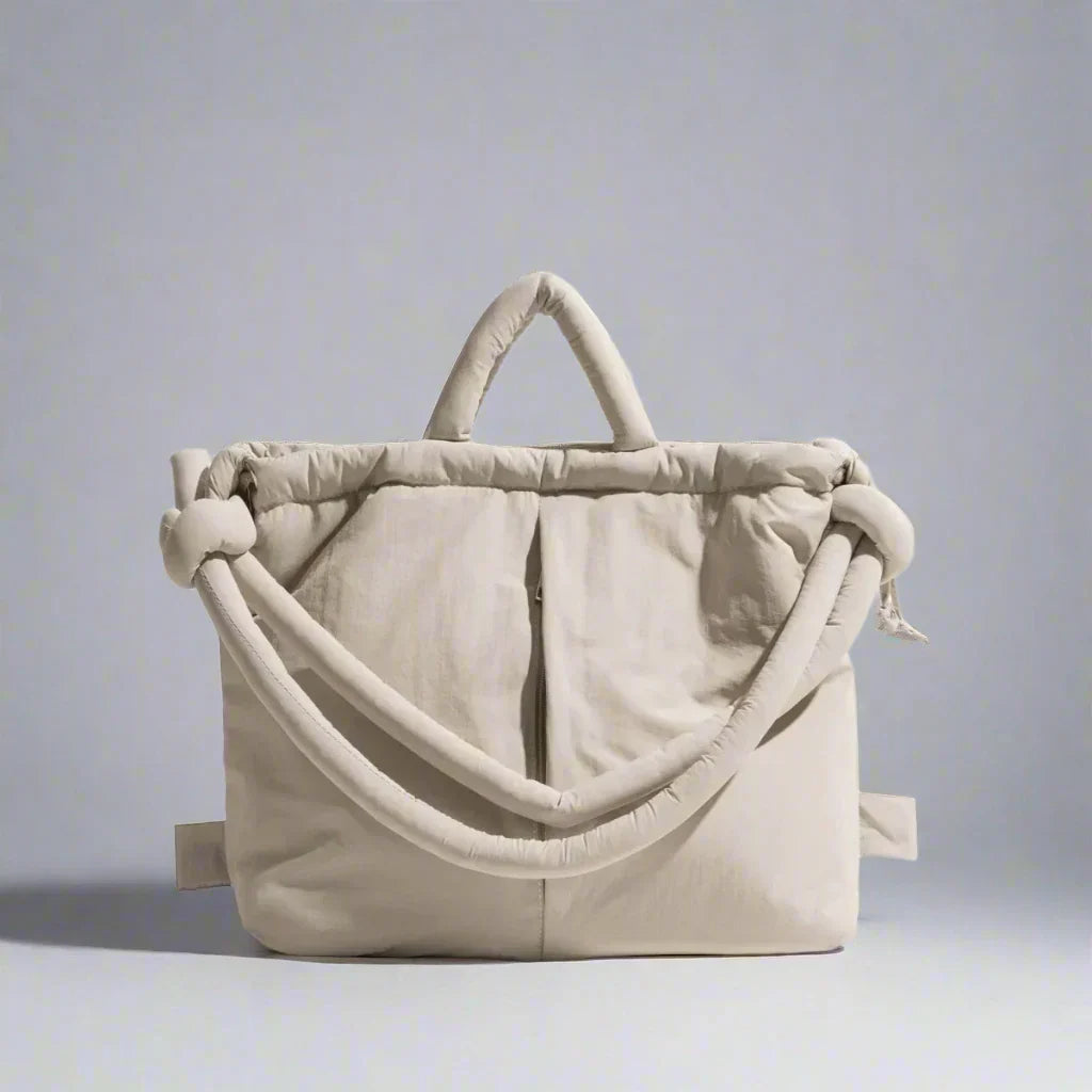Adeline | Women’s Quilted Puffer Handbag with Compartments