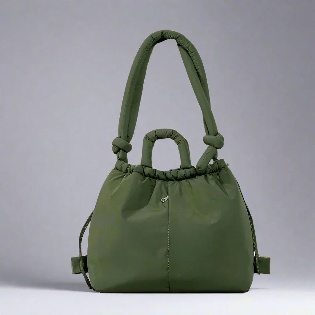 Adeline | Women’s Quilted Puffer Handbag with Compartments