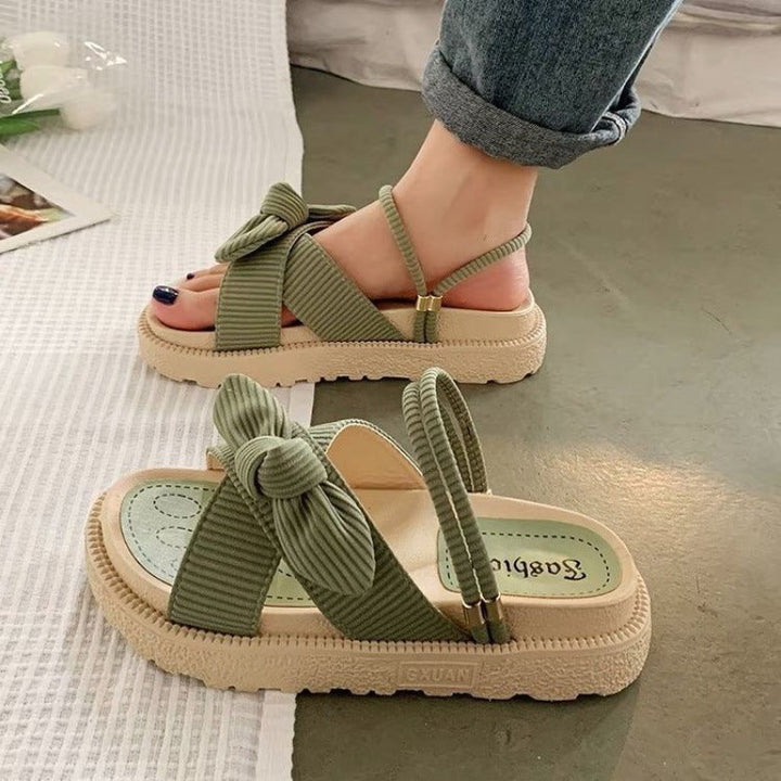 Alice Brown | Bow-Detail Platform Sandals For Women