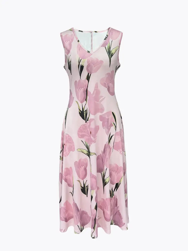 Adrianna | Women’s Floral Maxi Dress Set with Cardigan