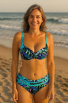 Maui | Women’s High Waisted Bikini with Sculpting