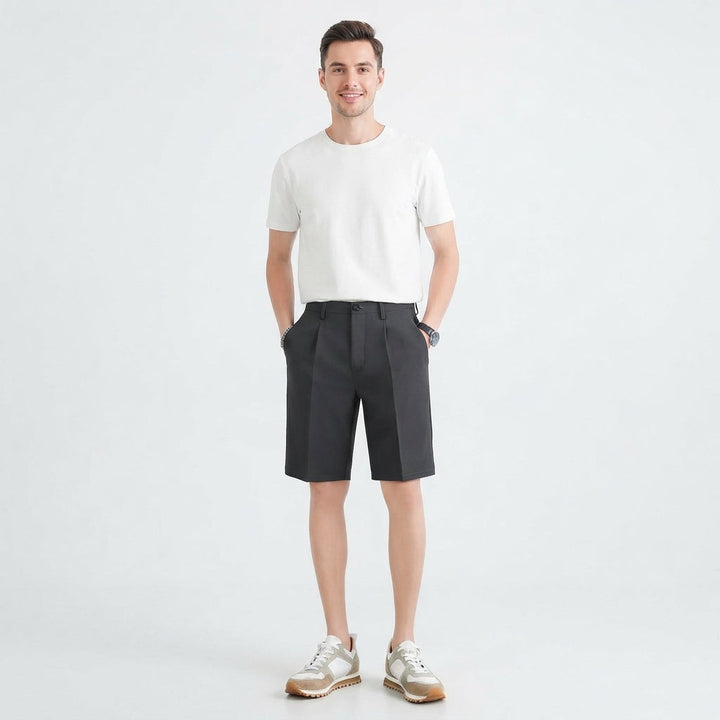 Aiden Lockhart | Straight-Leg Business Shorts For Men